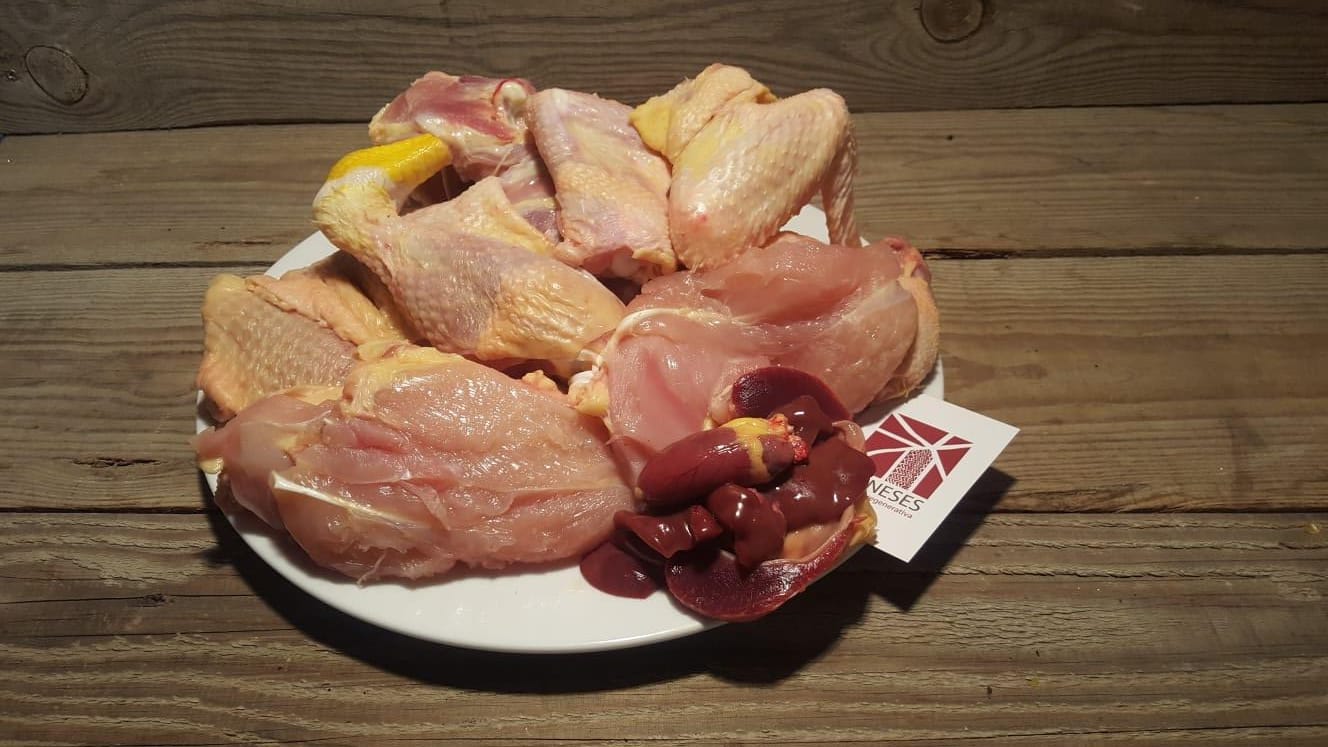 Pollastre A VUITENS amb PIT FILETEJAT